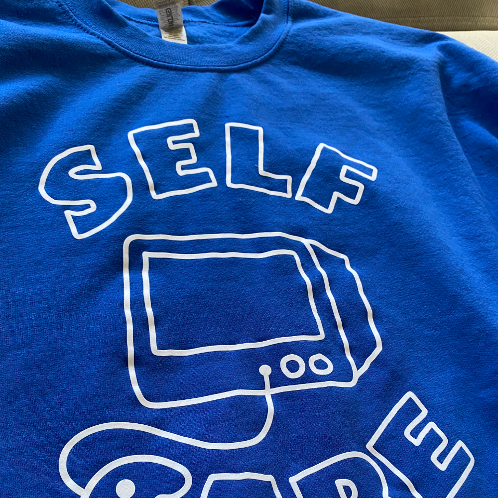 self care crewneck